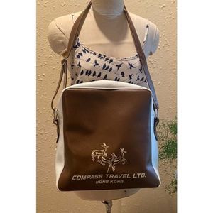 Vintage compass travel hong kong bag